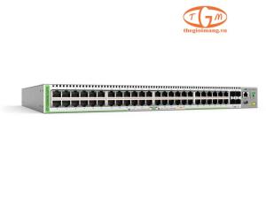 Allied Telesis AT-GS980M/52PS Layer 3 Switch 48x RJ-45 1G PoE+ 740W + 4x SFP Uplink