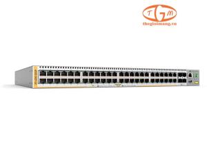 Allied Telesis AT-x220-52GP Layer 3 Switch 48x RJ-45 1G PoE+ 740W + 4x SFP Uplink