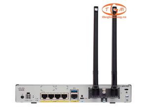 C1101-4PLTEP Cisco ISR 1101 4P GE Ethernet and LTE Secure Router with Pluggable