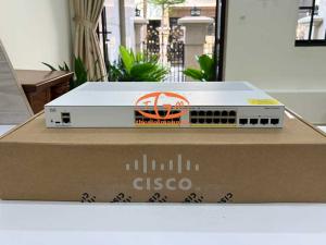 C1200-24FP-4X Cisco Catalyst 1200 with 24 port GE PoE+ 375W, 4x10G SFP+, 128Gbps