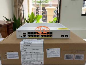 C1300-16P-2G Cisco Catalyst 1300 with 16 Port GE PoE+ 120W, 2x1G SFP, 36Gbps