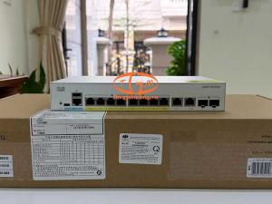 C1300-8P-E-2G Cisco Catalyst 1300 with 8 Port GE PoE+ 60W, 2x1G RJ45/SFP, 20Gbps