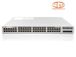 C9300L-48P-4X-M Catalyst 9300 48-port 1G copper with fixed 4x SFP+ uplinks, PoE+, Meraki Advanced or