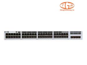 C9300L-48PF-4G-A Catalyst 9300 48-port 1G copper with fixed 4x1G SFP uplinks, PoE+, Network Advantage