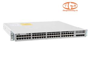 C9300L-48PF-4X-A Catalyst 9300 48-port 1G copper with fixed 4x10G/1G SFP+ uplinks, full PoE+, Network
