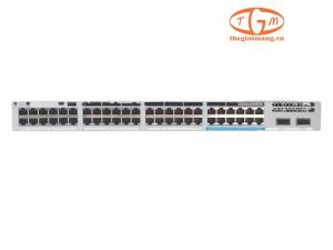 C9300L-48UXG-2Q-A Catalyst 9300 12x 10G/mGig + 36x 1GbE, 2x 40G QSFP, UPOE, Network Advantage