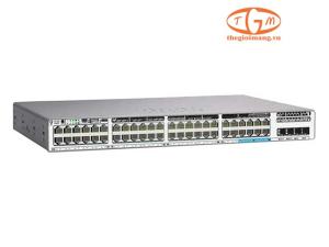 C9300LM-48UX-4Y-A Catalyst 9300 mini 48-port UPOE, 8x 10G/mGig, 40x 1GbE, 4x 25G uplinks, NA