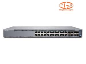 Juniper EX4100-24P L3 Switch 24x 1GbE PoE+, 4x 10GbE SFP+, 4x 25GbE Uplink/Stacking