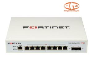 FS-108F-FPOE FortiSwitch 8 Ports GE PoE+ 130W, 2 Ports 1G SFP 