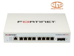 FS-108F-POE FortiSwitch 8 Ports GE PoE+ 65W, 2 Ports 1G SFP 