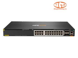 JL660A HPE Aruba Networking 6300M 24 port 1/2.5/5GbE Class 6 PoE and 4 port SFP56 Switch
