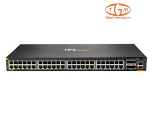 JL665A HPE Aruba Networking 6300F 48 port 1GbE Class 4 PoE and 4 port SFP56 Switch