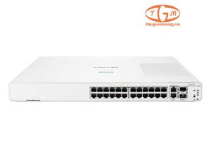 JL806A HPE Instant On 1960 24-Port Gigabit + 2 10GBase-T + 2 SFP+ Switch
