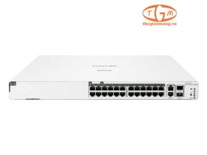 JL807A HPE Instant On 1960 24-Port PoE Gigabit + 2 10GBase-T + 2 SFP+ Switch