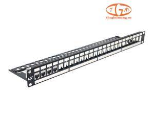 Patch Panel LS 24-Port CAT6A Shielded (LS-PP-SC6A-24P-WM-ERI)