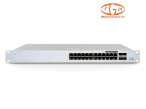 MS130-24X-HW Switch Cisco Meraki, 18x 1GE RJ45 , 6x 2.5GE RJ45, 4 Port 10G SFP+ uplink, Cloud Managed