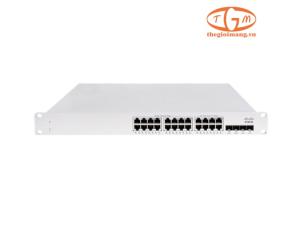 MS150-24T-4G Switch Cisco Meraki 24x 1GE RJ45, 4x 1GE SFP uplink, Cloud Managed 