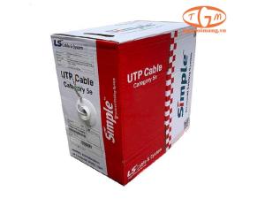 Cáp mạng LS Vina Cat5e UTP (UTP-E-C5G-E1VN-X 0.5X004P/GY)