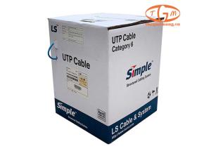 Cáp mạng LS Vina Cat6 UTP (UTP-G-C6G-E1VN-M 0.5X4P/BL)