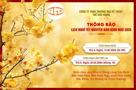 Thông báo lịch nghỉ Tết nguyên đán Bính Ngọ 2026