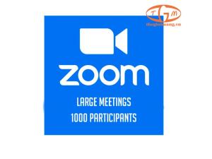 Phần mềm họp trực tuyến Zoom Large Meeting 1 năm